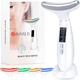 Мікрострумовий масажер для шиї та обличчя AIMED Neck RF Lifting EMS+LED White - зображення 2