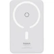 Павербанк з Бездротовою зарядкою Qi 15W Baseus Magnetic Mini Wireless Fast Charge 2in1 5000mAh 20W 2.4A QC3.0+PD3.0 (P10064101223-00) Білий - зображення 1