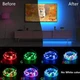Світлодіодна Led стрічка SMD5050-RGB 5 м USB Music Блютуз USB Гірлянда-стрічка 5050-RGB - зображення 3