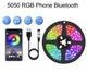 Світлодіодна Led стрічка SMD5050-RGB 5 м USB Music Блютуз USB Гірлянда-стрічка 5050-RGB - зображення 2
