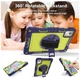 Чохол Carbon Armor Tablet для Lenovo Tab M11 (11") / чохол для планшета з ремінцем у комплекті / (салатовий) - зображення 5