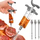 Кухонный шприц для маринования мяса RUHHY 50 мл с 3 иглами для инъекций 23055 - изображение 1