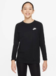 Подростковый лонгслив Nike K Nsw Ls Tee Emb Futura Lbr FZ4946-010 137-147 см Черный (197598545348) - изображение 1