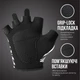 Женские фитнес перчатки Contraband Pink Label 5277 Zebra Print Gloves (Черный L) - изображение 4