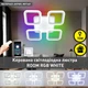 Керована світлодіодна люстра ESLLSE ROOM 70W 4S APP 385×385×75мм Біла з підсвічуванням RGB - зображення 2