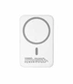 Портативна магнітна бездротова батарея 10000 mAh XON PowerBank Magsafe 15W (YC1W2 7768) Біла - зображення 1