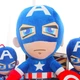 Мягкая игрушка обнимашка Marvel Мстители Чиби Капитан Америка С Большой Головой 45 см My Kigu Плюшевый Синий (9078/45) - изображение 4