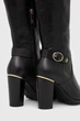 Чоботи Tommy Hilfiger Belt High Heel Longboot Чорний 41 FW0FW07053 - изображение 3