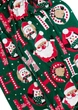 Плед Прованс Ho-Ho-Ho акрил зеленый односпальный 90x130 см вязаный новогодний (37814) (4823093466975) - изображение 5