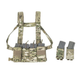 Плитоноска WAS CPC PCR Covert Plate Carrier с разгрузкой Pathfinder Chest Rig Мультикам - изображение 5