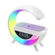 Нічник Light Sound Machine RGB BT-3401з Bluetooth колонкою, будильником, годинником і бездротовою зарядкою (35572) - зображення 1