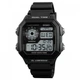 Наручний чоловічий годинник Skmei 1299BK Dual Time Black (7_01128) - зображення 2