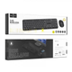 Комплект клавиатура и мышь Hoco DI25 2.4G (ENG/ УКР/ РУС) black - изображение 2