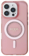 Etui Guess Hardcase IML Rhinestones MagSafe do Apple iPhone 16 Pro Pink (GUHMP16LPFTDTEP) - obraz 1