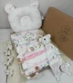 Набір для новонародженого: подушка, пелюшки і іграшки та плед a.l.babybox Корони - зображення 1