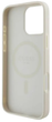 Панель Guess Hardcase Grained Ring MagSafe для Apple iPhone 16 Pro Beige (GUHMP16LPGHSMME) - зображення 7