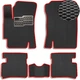 Килимки в салон EVA для Hyundai Accent III (Verna) 2006-2010 з підп'ятником Чорно-Червоний кант 5 шт - изображение 1