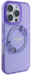 Etui Guess Hardcase IML Flowers Wreath MagSafe do Apple iPhone 16 Pro Max Purple (GUHMP16XHFWFCU) - obraz 4