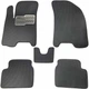 Коврики в салон EVA для Chevrolet Aveo T200 T250 2003-2011 (Металевий підп'ятник) Чорні 5 шт - зображення 1