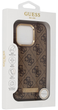 Панель Guess Hardcase 4G Logo Plate MagSafe для Apple iPhone 16 Pro Max Brown (GUHMP16XU4GPRW) - зображення 8