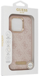 Панель Guess Hardcase 4G Logo Plate MagSafe для Apple iPhone 16 Pro Max Pink (GUHMP16XU4GPRP) - зображення 1