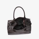 Сумка женская кожаная саквояж большая Regina Notte Travel bag 3727 Шоколадный - изображение 4