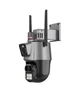 Вулична охоронна поворотна WIFI камера 8MP Dual Lens (сирена, iCSee) - изображение 3