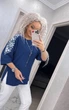 Fashions • Жіноча кофта Vlasta Fashions 42-48 темно-синій (1421-аз) - зображення 5