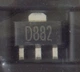 Транзистор 2SD882 ( D882 ) smd , sot89 - изображение 2