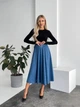 Fashions • Юбка женская Монро Fashions 54-56 джинс (1824-бу) - изображение 5