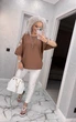 Fashions • Женская кофта Vlasta Fashions 50-56 капучино (1421-аз) - изображение 3