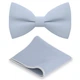 Метелик Bow Tie House великий блакитний Pastel Blue з хусткою - габардин 10364LH - зображення 1