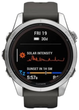 Смарт-годинник Garmin Fenix 7S Pro Solar Edition Silver with Graphite Band (010-02776-01) - зображення 2