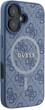 Панель Guess Hardcase 4G Ring Classic Logo MagSafe для Apple iPhone 16 Plus Blue (GUHMP16MG4GFRB) - зображення 4