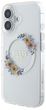 Etui Guess Hardcase IML Flowers Wreath MagSafe do Apple iPhone 16 Plus Transparent (GUHMP16MHFWFCT) - obraz 2