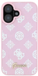 Панель Guess Hardcase Peony Script Logo MagSafe для Apple iPhone 16 Plus Pink (GUHMP16MPGPYSP) - зображення 3