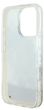 Панель Guess Hardcase Liquid Glitter Flower MagSafe для Apple iPhone 16 Beige (GUHMP16SLFMWTE) - зображення 3