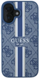 Etui Guess Hardcase 4G Printed Stripes MagSafe do Apple iPhone 16 Blue (GUHMP16SP4RPSB) - obraz 3