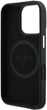 Панель Guess Hardcase Grained Triangle MagSafe для Apple iPhone 16 Black (GUHMP16SPGTSPSK) - зображення 7