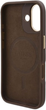 Панель Guess Hardcase 4G Logo Plate MagSafe для Apple iPhone 16 Brown (GUHMP16SU4GPRW) - зображення 7