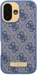 Панель Guess Hardcase 4G Logo Plate MagSafe для Apple iPhone 16 Blue (GUHMP16SU4GPRB) - зображення 3