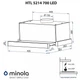 Витяжка Minola HTL 5214 WH 700 LED - изображение 10