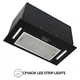 Витяжка вбудована Perfelli BI 5653 BL 1000 LED - зображення 4