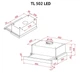 Витяжка телескопічна Perfelli TL 502 BL LED - зображення 12