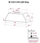 Витяжка вбудована Perfelli BI 5453 I 850 LED Strip - зображення 12