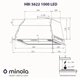 Витяжка вбудована Minola HBI 5622 BLF 1000 LED - изображение 8