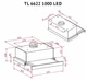 Витяжка телескопічна Perfelli TL 6622 Full BL 1000 LED - изображение 12