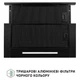 Витяжка телескопічна Perfelli ISEO 6PWB NERO - зображення 10