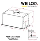 Витяжка вбудована Weilor PBSR 62651 BG 1300 FULL Motion - зображення 15