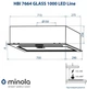 Витяжка вбудована Minola HBI 7664 WH GLASS 1000 LED Line - изображение 11